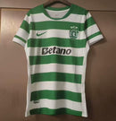 Camisola FEMININA principal 2025/26 verde e branca