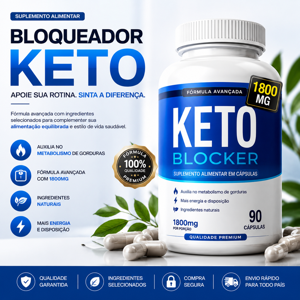 Suplemento Bloqueador Keto 1800 mg
