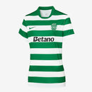 Camisola FEMININA principal 2025/26 verde e branca
